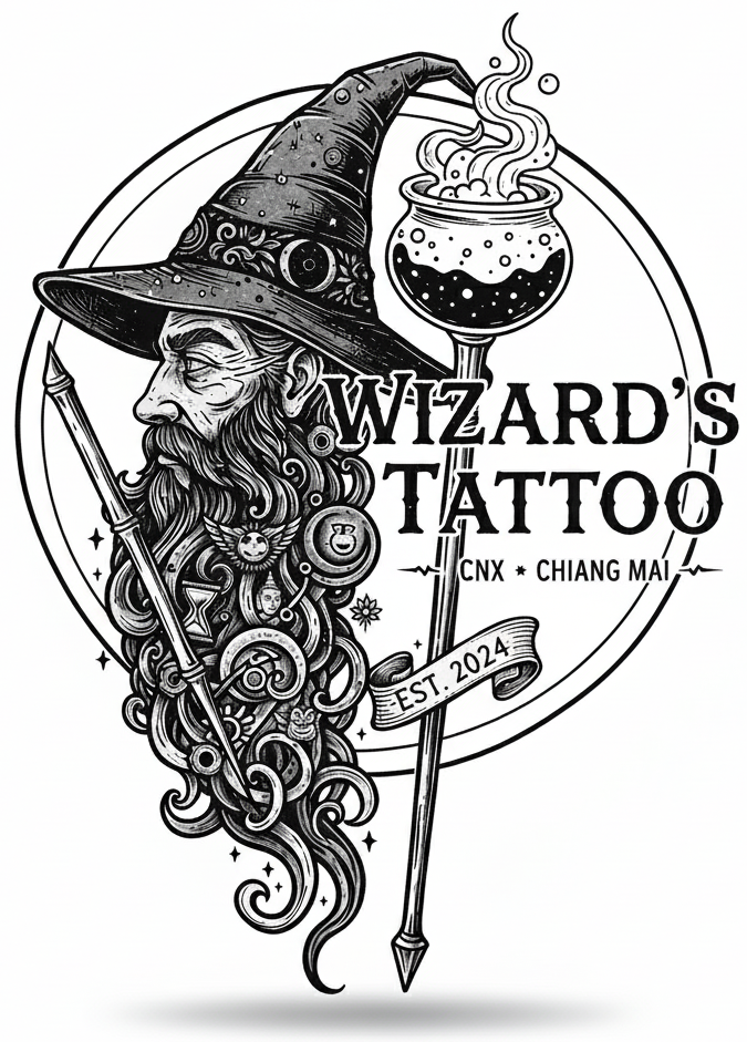 CNX Wizard's Tattoo — Chiang Mai logo